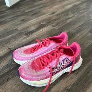 Hoka Pink Mach X Running Sneakers Women’s